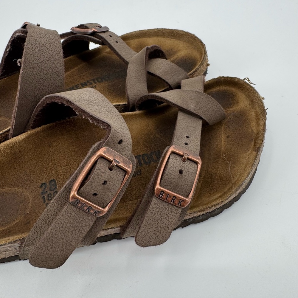 Birkenstock Kids Brown Mayari Sandals Size 28 - Picture 9 of 9